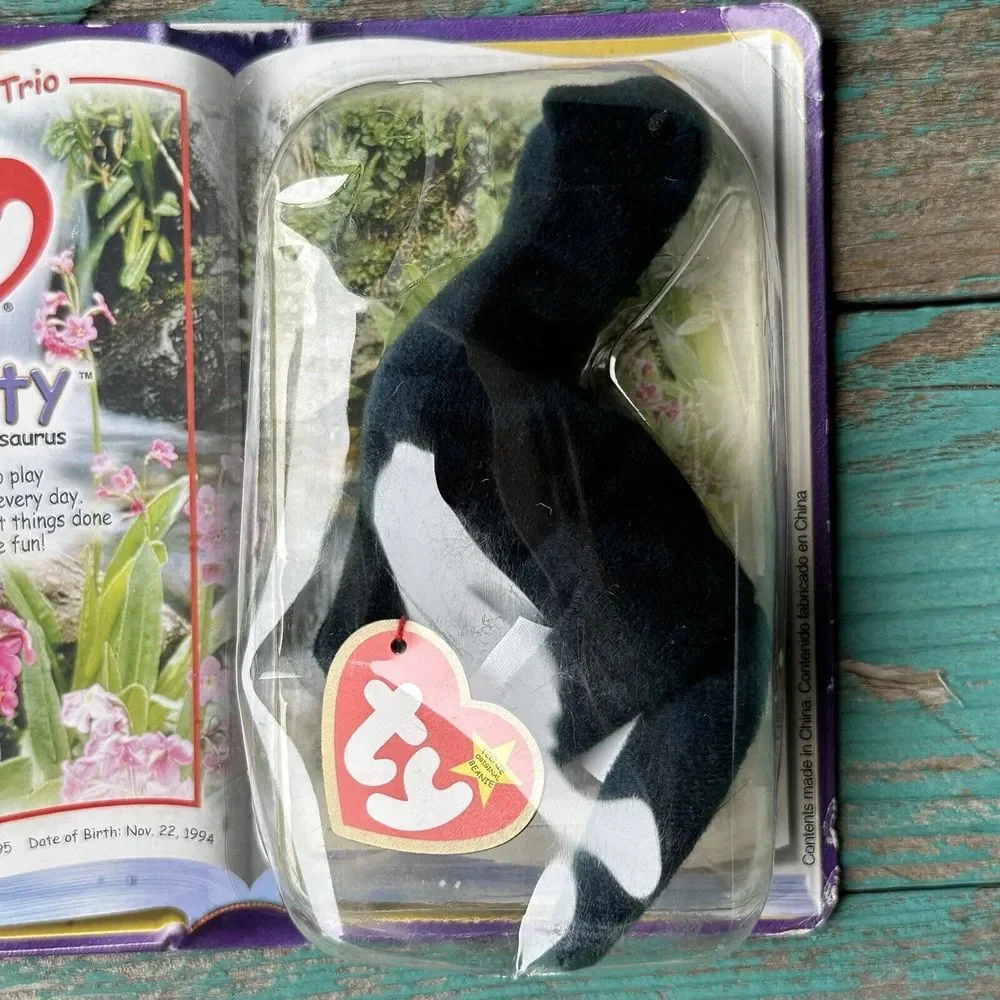 Ty Bronty Beanie Baby‎ Mcdonald's Dinosaur Trio Collection 2000 Retired Rare NOS